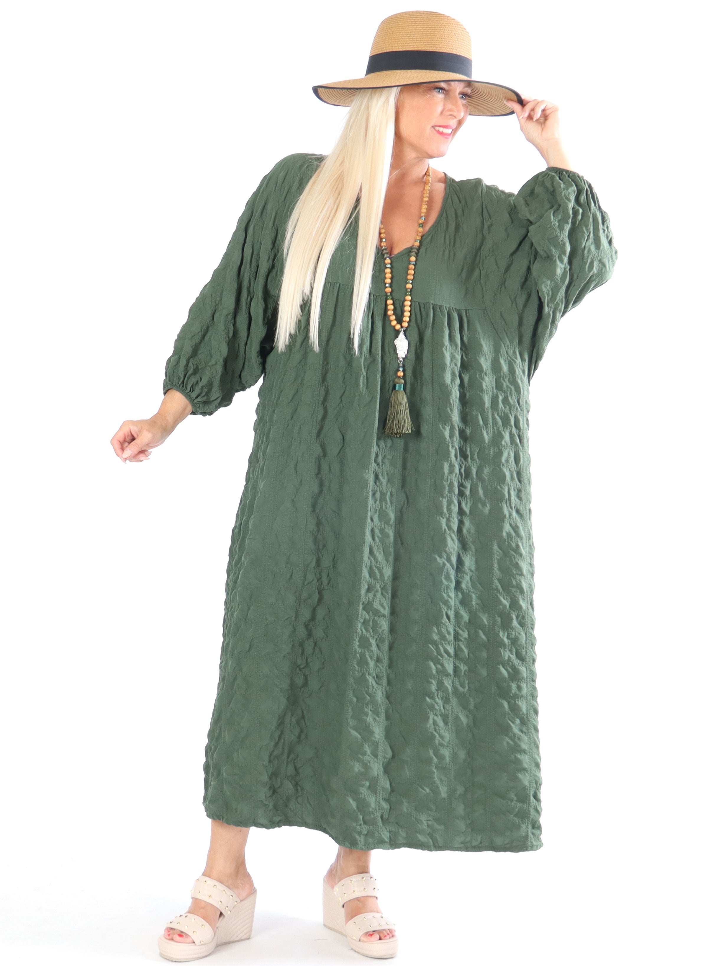 My - Söt plus size klänning i babydoll form